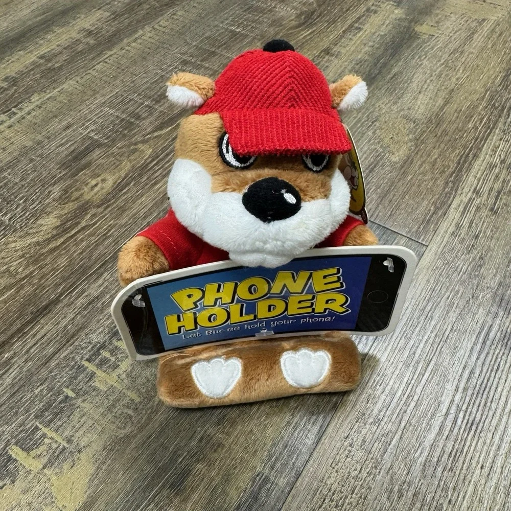 Buc-ee's Beaver Plush Phone Holder Beanie Plushie 6